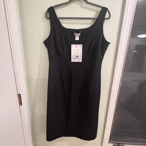 NWT ADEC2 by Philippe Adec Black Sleeveless Sheath Dress – Size 14